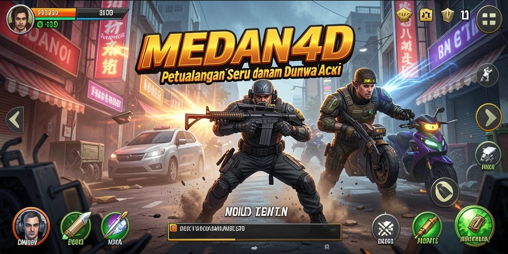 Tampilan seru gameplay MEDAN4D dalam aksi penuh.