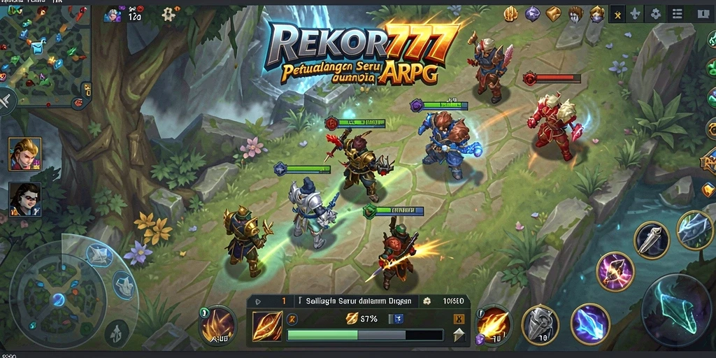 Screenshot gameplay yang menampilkan aksi seru dalam ARPG.