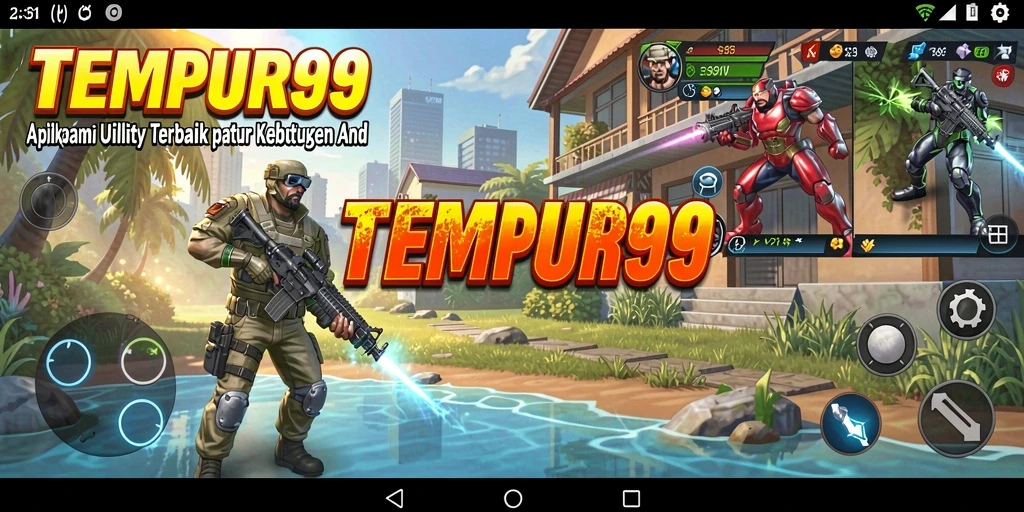 Tampilan aplikasi TEMPUR99 yang ramah pengguna dan fungsional.