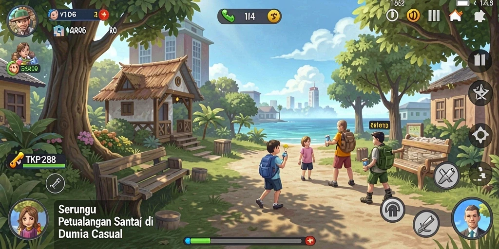 Tampilan gameplay seru dan menarik di TKP188.