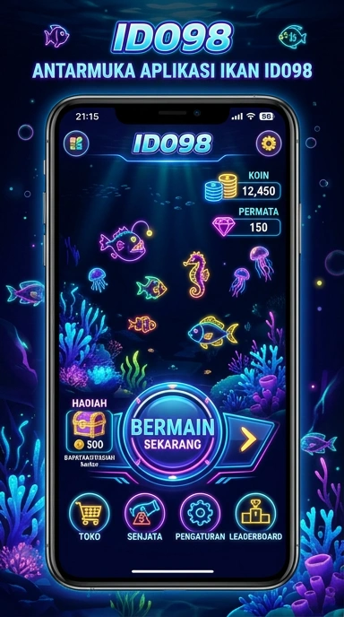 Tampilan antarmuka id098 yang menarik dan ramah pengguna.